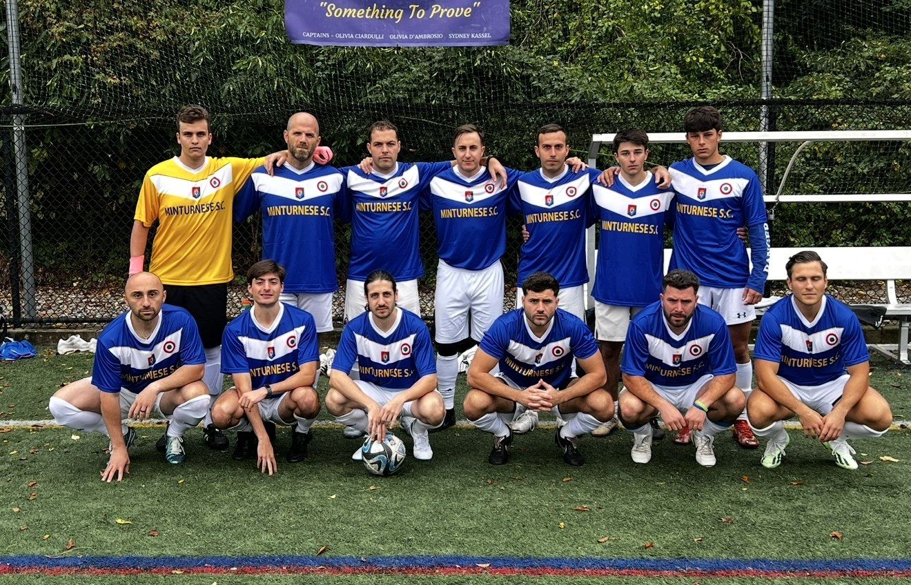 Minturnese S.C. squad photograph, Stamford Italian Soccer League