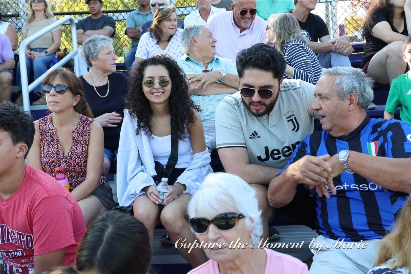 Families watching the Final from the stands in 2025.