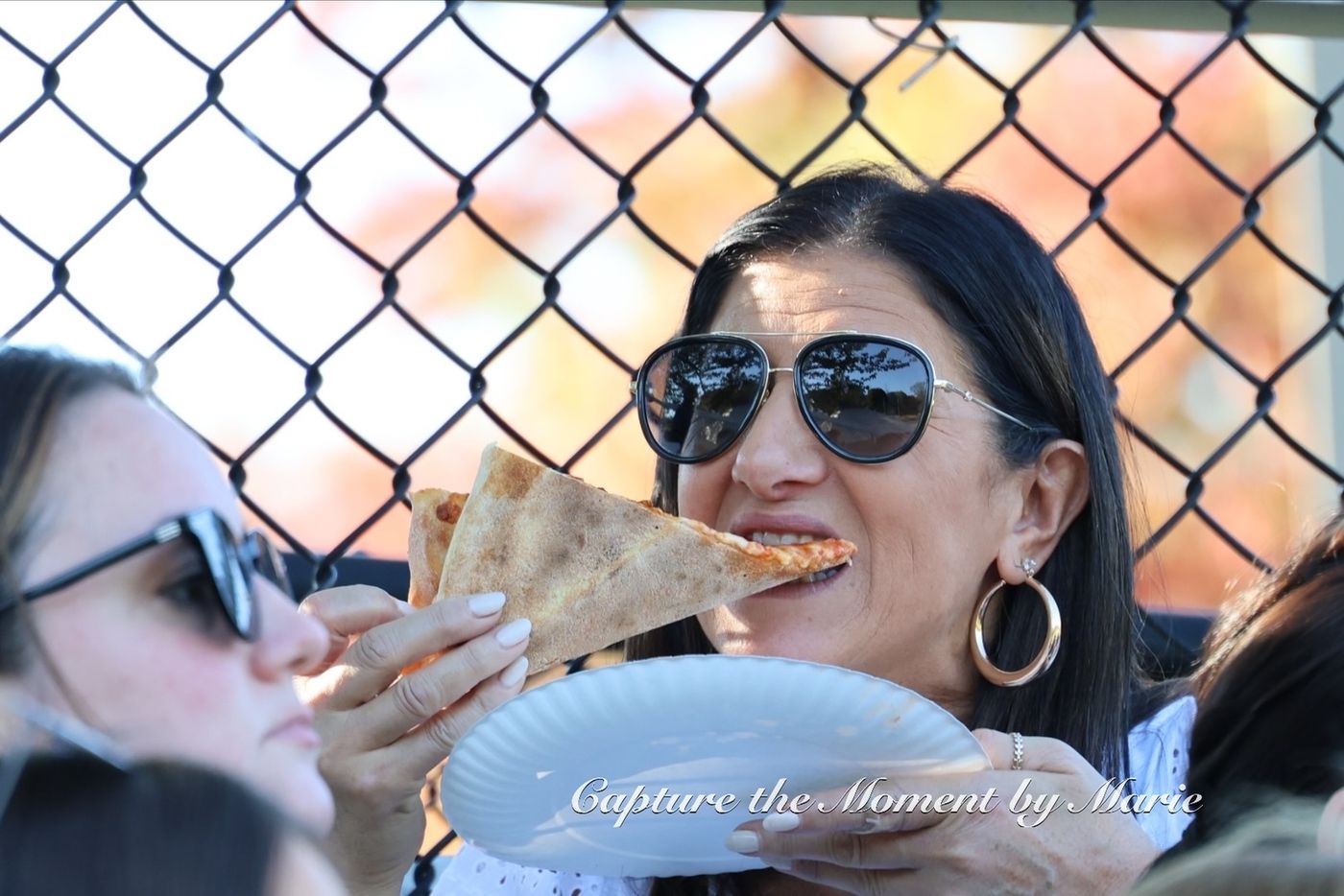 Pizza on the sideline at the 2025 Finals Celebration.