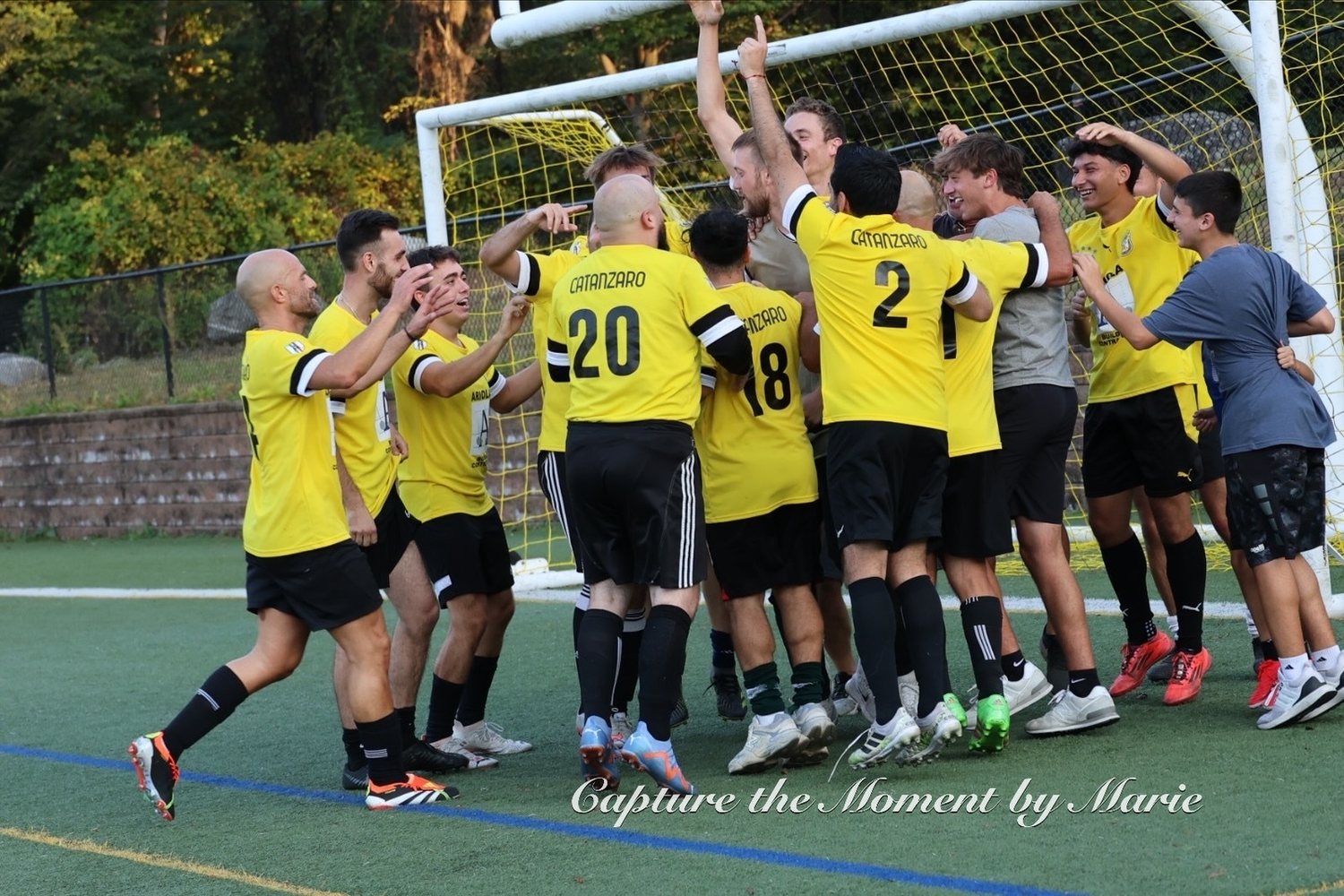 Arena/Das&agrave; Catanzaro S.C. celebrating the 2025 Columbus Day Tournament championship