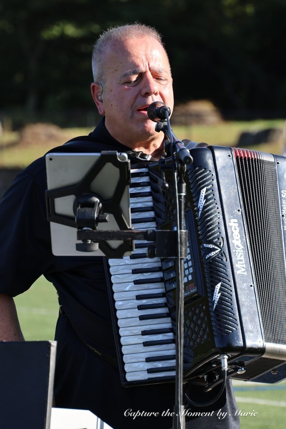 Accordion performance by Carozza Entertainment during halftime at the 30th Anniversary Finals Celebration